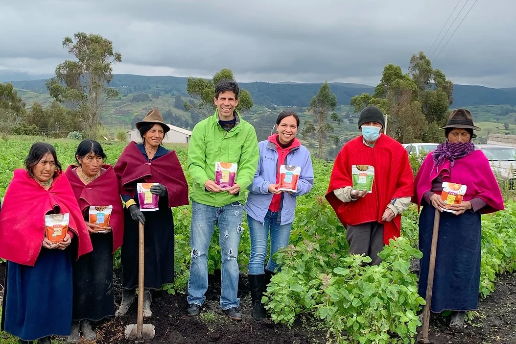 Farmers in Ecuador